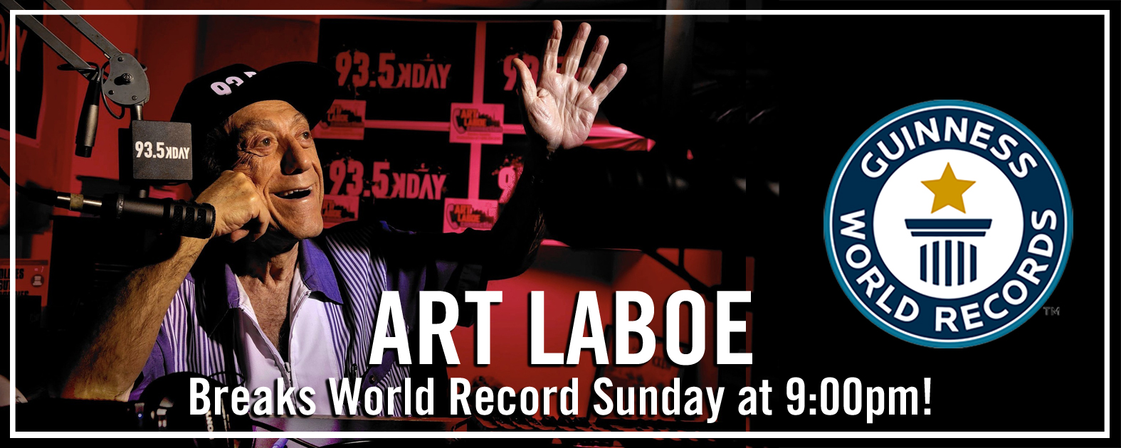 Art Laboe Breaks World Record KDAYFM